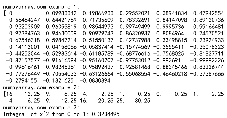 NumPy arange函数：创建等间隔数组的强大工具