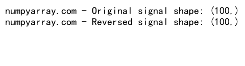 NumPy中arange函数和数组反转操作的详细指南