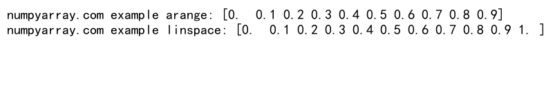 NumPy arange函数：创建等差数列的强大工具