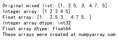 Python列表转换为NumPy数组：全面指南与实用技巧