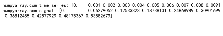 NumPy linspace()方法：创建均匀间隔的数组