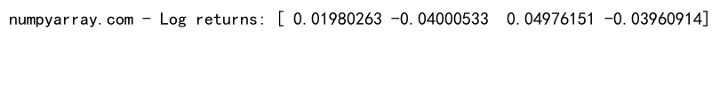 Python中NumPy的log()函数：高效数学计算的利器