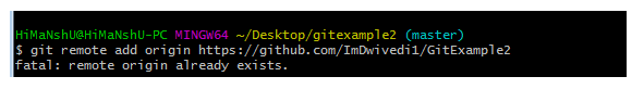 Git remote 命令