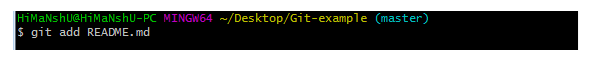 Git add 命令