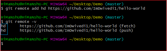 git-remote